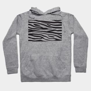 the zebra horizontal stripe Hoodie